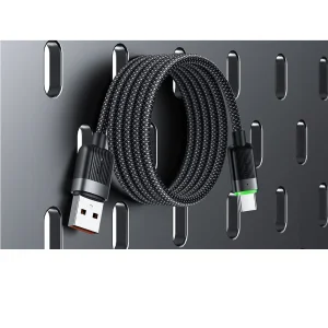 کابل تبدیل USB به USB-C مک دودو مدل CA-565 Magnetic Self-Winding طول 1.2 متر