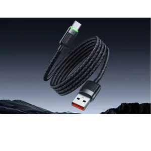 کابل تبدیل USB به USB-C مک دودو مدل CA-565 Magnetic Self-Winding طول 1.2 متر