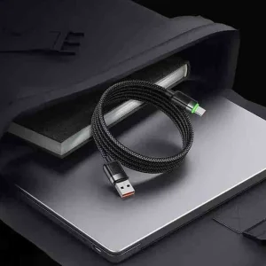کابل تبدیل USB به USB-C مک دودو مدل CA-565 Magnetic Self-Winding طول 1.2 متر