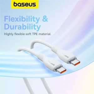 کابل USB-C بیسوس مدل Pudding Series P10355702221-B2 طول 2 متر