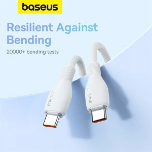 کابل USB-C بیسوس مدل Pudding Series P10355702221-B2 طول 2 متر