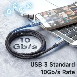 کابل تبدیل USB-C به USB-C/لایتنینگ مک دودو مدل ca-0450 طول 1.2 متر