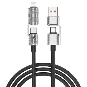 کابل تبدیل USB/USB-C به لایتنینگ/USB-C تسکو مدل GCA 240W طول 1.2 متر