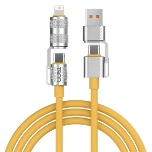 کابل تبدیل USB/USB-C به لایتنینگ/USB-C تسکو مدل GCA 240W طول 1.2 متر