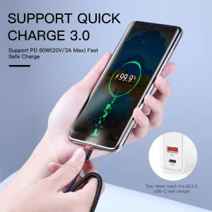 کابل USB-C باسئوس مدل CATKLF-G91 طول 1 متر