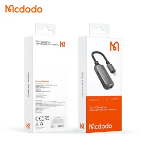 مبدل لایتنینگ به USB3.0 / لایتنینگ مک دودو مدل CA269
