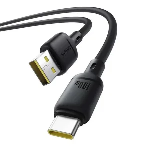 کابل تبدیل USB به USB-C بیسوس مدل Silky Series طول 1 متر