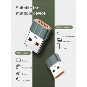 مبدل OTG USB-C به USB الدینیو مدل LC150 nack