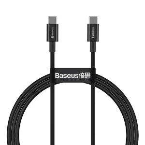 کابل USB-C به USB-C باسئوس مدل Superior-100W طول 1 متر