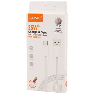 کابل تبدیل USB به USB-C الدینیو مدل LS891 طول 1 متر
