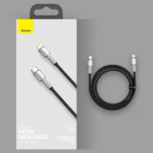 کابل تبدیل USB-C به لایتنینگ باسئوس مدل CAJK-B01 20W طول 2 متر