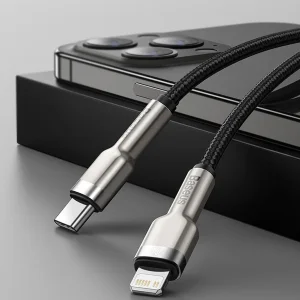 کابل تبدیل USB-C به لایتنینگ باسئوس مدل CAJK-B01 20W طول 2 متر