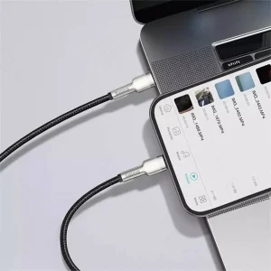 کابل تبدیل USB-C به لایتنینگ باسئوس مدل CAJK-B01 20W طول 2 متر