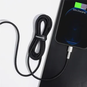 کابل تبدیل USB-C به لایتنینگ باسئوس مدل CAJK-B01 20W طول 2 متر