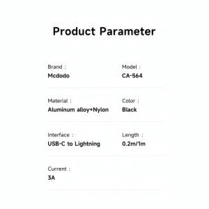 کابل USB-C مک دودو مدل Bending CA-564 طول 1 متر