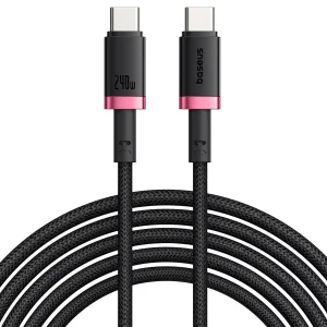 کابل تبدیل USB-C بیسوس مدل Dura Series 240W طول 1 متر