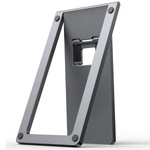 پایه نگهدارنده گوشی موبایل و تبلت بیسوس مدل Foldable Metal Desktop Holder LUKP000013