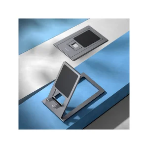 پایه نگهدارنده گوشی موبایل و تبلت بیسوس مدل Foldable Metal Desktop Holder LUKP000013