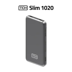 پاوربانک 20 وات تی سی اچ مدل Slim1020 ظرفیت 10000 میلی‌آمپرساعت
