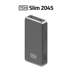 پاوربانک 45 وات تی سی اچ مدل Slim 2045 ظرفیت 20000 میلی‌آمپرساعت