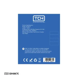 کابل USB-C تی سی اچ مدل CB100CTC طول 1 متر