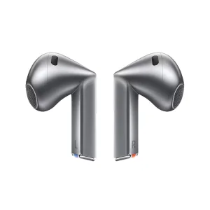 هدفون بلوتوثی سامسونگ مدل Galaxy Buds3 با نویز کنسلینگ فعال (ANC)، نویز کنسلینگ میکروفون (ENC)، درگاه شارژ USB Type-C، با قابلیت اتصال به چند دستگاه، دارای قابلیت صدای 360 درجه، Galaxy AI، میکروفون سه گانه، پشتیبانی از فرمان لمسی، ضد آب و گرد و غبار