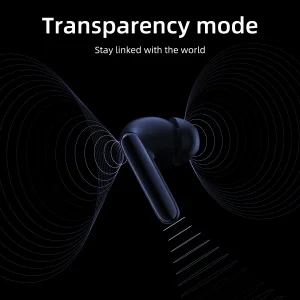 هدفون بلوتوثی برند کیو سی وای مدل T13 ANC2 با نویز کنسلینگ فعال (ANC)، نویز کنسلینگ میکروفون (ENC) و پخش صدای محیطی (Transparency)، درگاه شارژ USB Type-C، با قابلیت اتصال به چند دستگاه، کنترل لمسی، مقاوم در برابر آب و گردوغبار