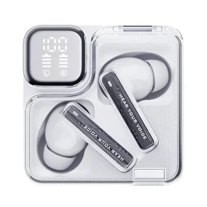 هدفون بلوتوثی کیو سی وای مدل MeloBuds Neo بدون قابلیت نویز کنسلینگ، درگاه شارژ USB Type-C، مقاوم در برابر رطوبت و عرق با استاندارد IPX5