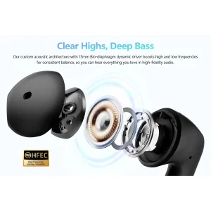 هدفون بلوتوثی کیو سی وای مدل AilyBuds E10 QT35