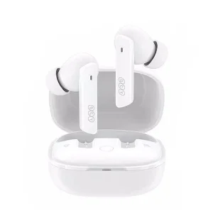 هدفون بلوتوثی کیو سی وای مدل Melobuds ANC HT05 با نویز کنسلینگ فعال (ANC)، درگاه شارژ USB Type-C، پشتیبانی از شارژ سریع، تکنولوژی حذف باد، مقاوم در برابر رطوبت و عرق
