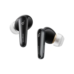 هدفون بلوتوثی انکر مدل Soundcore Liberty 4 A3953 با نویز کنسلینگ فعال (ANC)، درگاه شارژ USB Type-C، دارای 6 میکروفون برای مکالمه شفاف، مقاوم در برابر رطوبت و عرق (IPX4)