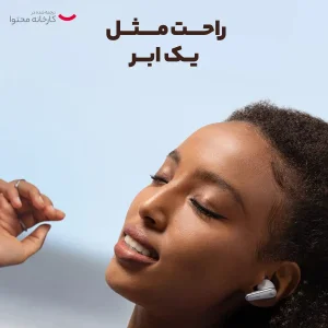 هدفون بلوتوثی انکر مدل Soundcore Liberty 4 A3953 با نویز کنسلینگ فعال (ANC)، درگاه شارژ USB Type-C، دارای 6 میکروفون برای مکالمه شفاف، مقاوم در برابر رطوبت و عرق (IPX4)