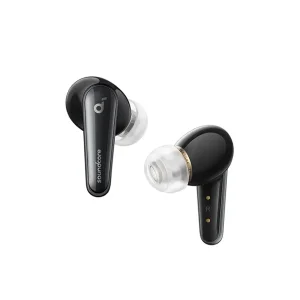 هدفون بلوتوثی انکر مدل Soundcore Liberty 4 A3953 با نویز کنسلینگ فعال (ANC)، درگاه شارژ USB Type-C، دارای 6 میکروفون برای مکالمه شفاف، مقاوم در برابر رطوبت و عرق (IPX4)