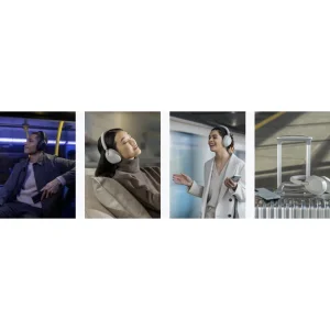 هدفون بی‌سیم سونی مدل WH-1000XM5 با نویز کنسلینگ فعال (ANC)، درگاه شارژ USB Type-C، دارای 4 میکروفون با فناوری Beamforming، پشتیبانی از دستیار صوتی، قابلیت اتصال همزمان به دو دستگاه