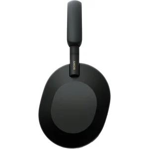 هدفون بی‌سیم سونی مدل WH-1000XM5 با نویز کنسلینگ فعال (ANC)، درگاه شارژ USB Type-C، دارای 4 میکروفون با فناوری Beamforming، پشتیبانی از دستیار صوتی، قابلیت اتصال همزمان به دو دستگاه