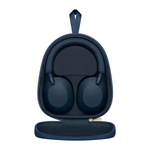 هدفون بی‌سیم سونی مدل WH-1000XM5 با نویز کنسلینگ فعال (ANC)، درگاه شارژ USB Type-C، دارای 4 میکروفون با فناوری Beamforming، پشتیبانی از دستیار صوتی، قابلیت اتصال همزمان به دو دستگاه