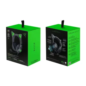 هدست مخصوص بازی ریزر مدل Kraken KITTY V2 Black