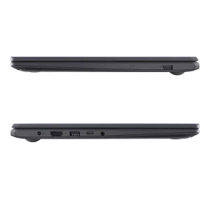 لپ‌تاپ ایسوس مدل Vivobook Go 14 E410KA-CL464 با پردازنده Celeron N4500، رم DDR4 4GB با فرکانس 3200MHz، حافظه هیبریدی با ظرفیت 256GB حافظه SSD و 64GB حافظه eMMC، نمایشگر لمسی 14 اینچ TN با وضوح Full HD، دارای نامبرپد دیجیتال، سیستم‌عامل Windows، کاستوم شده