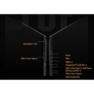 لپ تاپ 15.6 اینچی ایسوس مدل TUF Gaming F15 FX507VV-LP139-i7 13620H-16GB DDR5-1TB SSD-RTX4060-FHD - کاستوم شده
