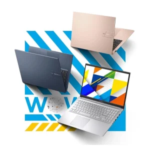 لپ تاپ 15.6 اینچی ایسوس مدل Vivobook 15 A1504VA-i7 1355U-8GB DDR4 3200MHz-512GB SSD-TN-Fingerprint-Backlit