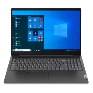 لپ‌تاپ لنوو مدل V15 G2 IJL با پردازنده Celeron N4500، رم DDR4 4GB با فرکانس 2933MHz، حافظه SSD با ظرفیت 256GB، نمایشگر 15.6 اینچ TN با وضوح Full HD