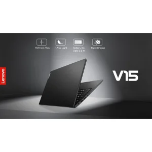 لپ‌تاپ لنوو مدل V15 G2 IJL با پردازنده Celeron N4500، رم DDR4 4GB با فرکانس 2933MHz، حافظه SSD با ظرفیت 256GB، نمایشگر 15.6 اینچ TN با وضوح Full HD