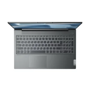 لپ‌تاپ لنوو مدل IdeaPad 5 15IAL7 با پردازنده Core i5-1235U و گرافیک MX550، رم DDR4 16GB با فرکانس 3200MHz، حافظه SSD با ظرفیت 512GB، نمایشگر 15.6 اینچ IPS با وضوح Full HD، دارای نور پس‌زمینه کیبورد و حسگر اثر انگشت