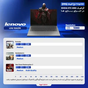 لپ تاپ 15.6 اینچی لنوو مدل LOQ 15IAX9E-i5 12450HX-12GB DDR5 4800MHz-512GB SSD-RTX2050 4GB-FHD 144Hz-W