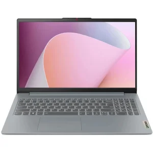 لپ‌تاپ لنوو مدل IdeaPad Slim 3 15AMN8 با پردازنده Ryzen 3-7320U، رم LPDDR5 8GB با فرکانس 5500MHz، حافظه SSD با ظرفیت 512GB، نمایشگر 15.6 اینچ TN با وضوح Full HD