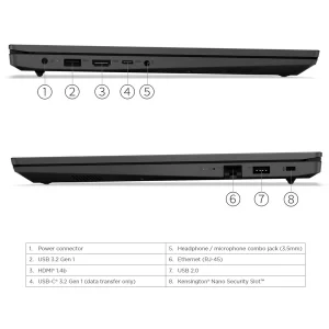 لپ تاپ 15.6 اینچی لنوو مدل V15 G2 IJL-Celeron N4500-8GB DDR4-512GB SSD-TN - کاستوم شده