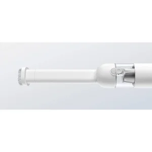 جارو شارژی دستی شیائومی مدل SSXCQ01XY با باتری لیتیوم-یونی 2000 میلی‌آمپر ساعت، توان 120 وات، مکش 13000 پاسکال، فیلتر HEPA با قدرت فیلتراسیون 99.5 درصد، حجم مخزن 100 میلی‌لیتر و وزن 0.5 کیلوگرم