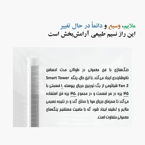 پنکه ایستاده 24 وات شیائومی مدل Smart Tower Fan 2