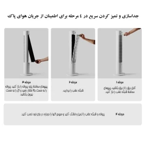 پنکه ایستاده 24 وات شیائومی مدل Smart Tower Fan 2
