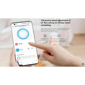 پنکه شارژی شیائومی مدل Xiaomi Smart Standing Fan 2 Pro ظرفیت 2800 میلی آمپر ساعت